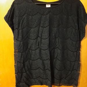 Faded Glory Lace Front Top